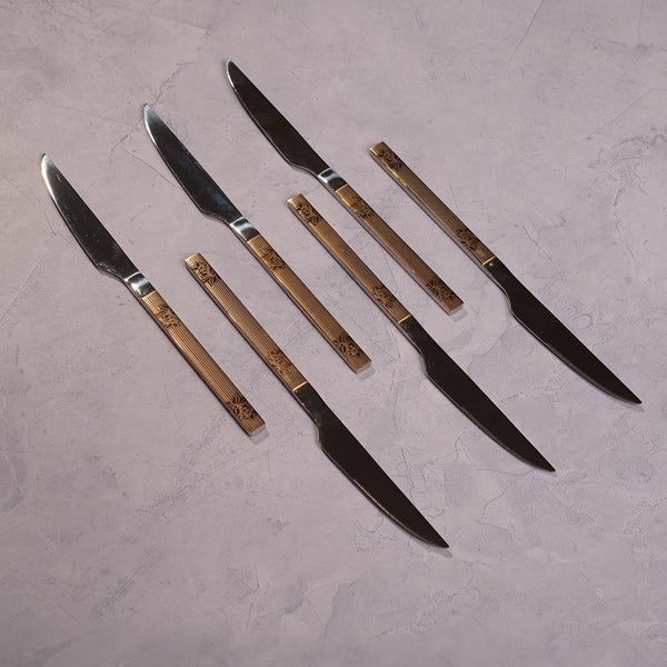 Gold Knives (set of 6)