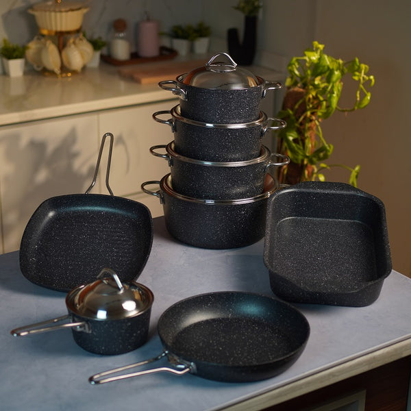 Stony Glow Non-Stick Cookware Set