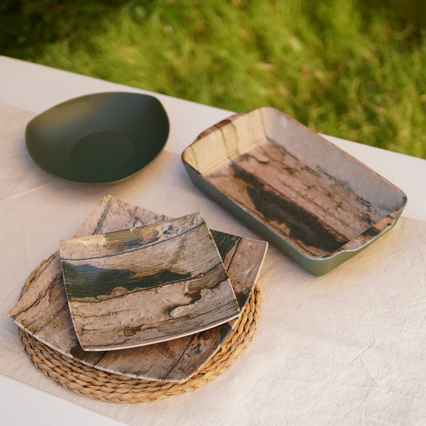 Coastal Square Dinner Set (19 pieces)