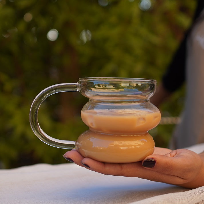 Bubble Bliss Glass Mug