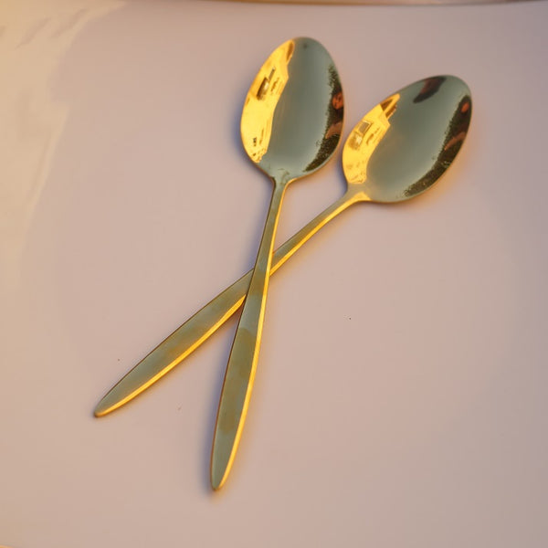 Large Golden Luxe Table Spoon (set of 6)