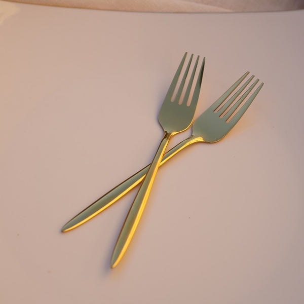 Small Golden Luxe Dinner Fork (set of 6)