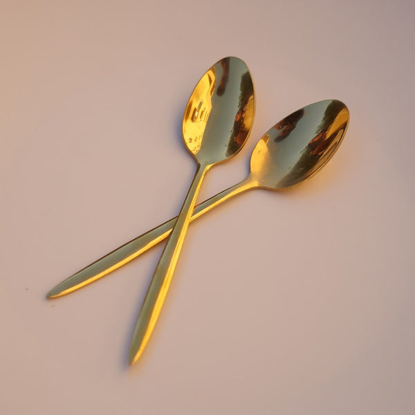 Small Golden Luxe Table Spoon (set of 6)