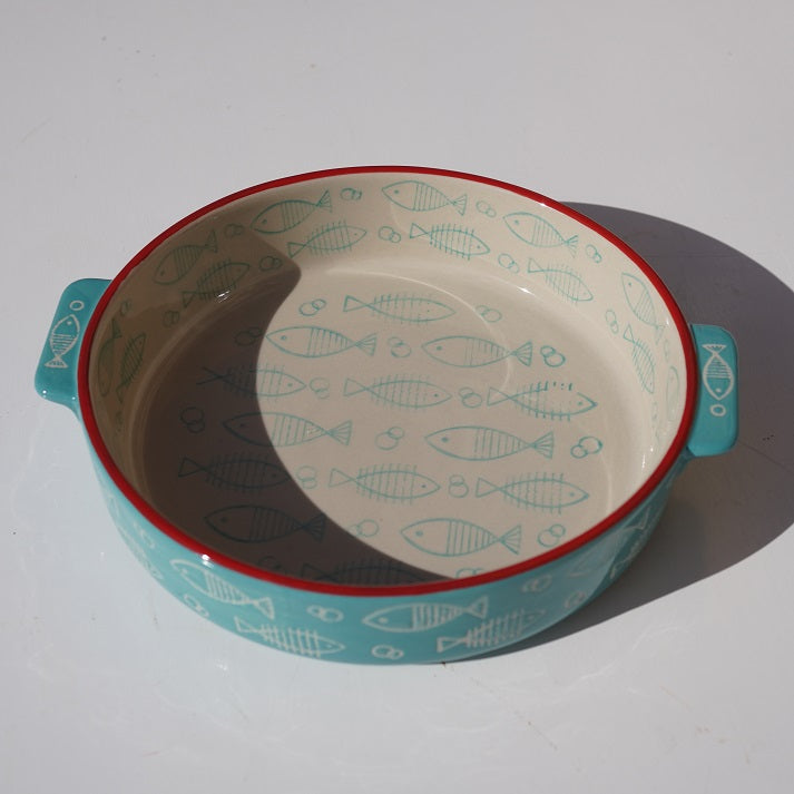 Sea Breeze Round Baking Dish