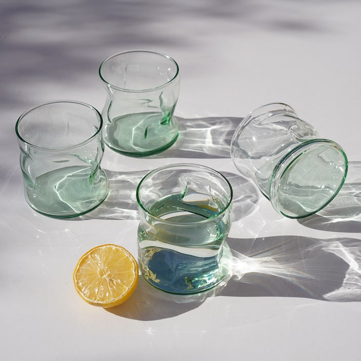 Sage Wave Tumbler Set (4 Pieces)