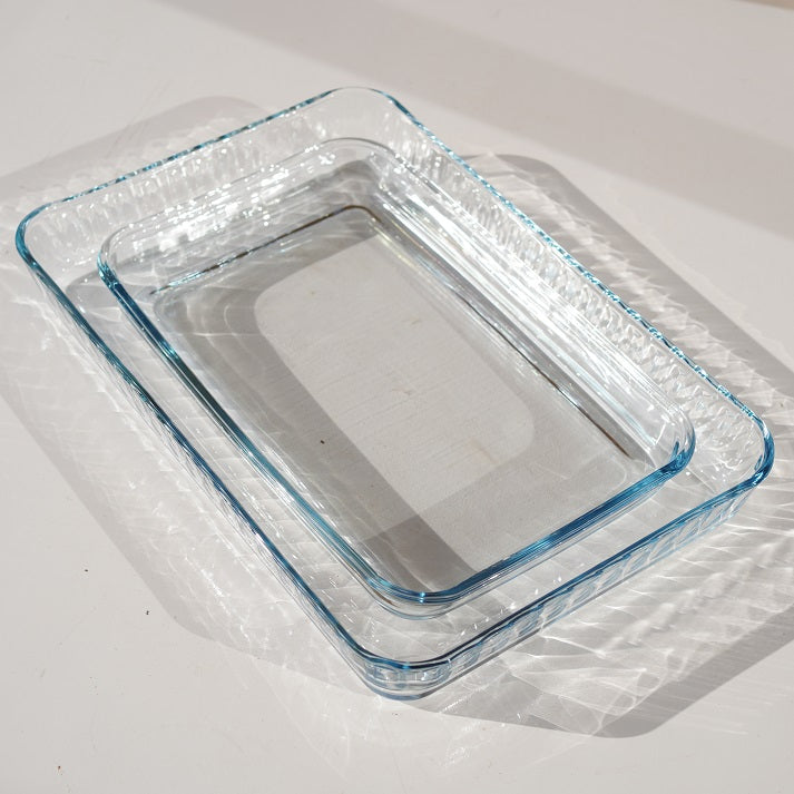 CrystalBake Rectangular Set (2 Pieces)