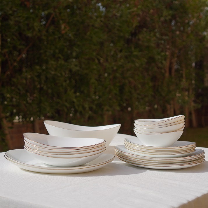 Minimal Luxe Dinner Set (27 pieces)