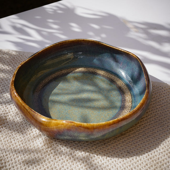 Hand Glazed Serving Bowl