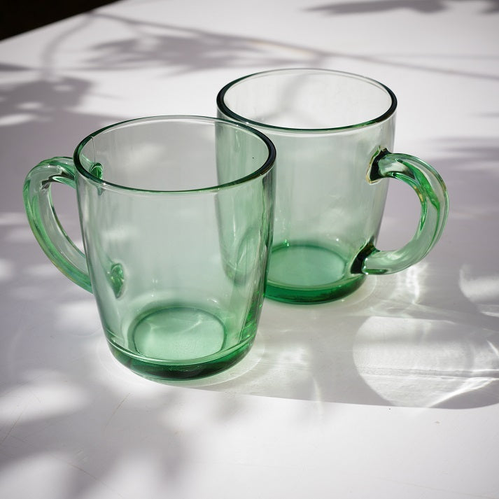 Basic Brew Glass Mug Set (2 pieces)