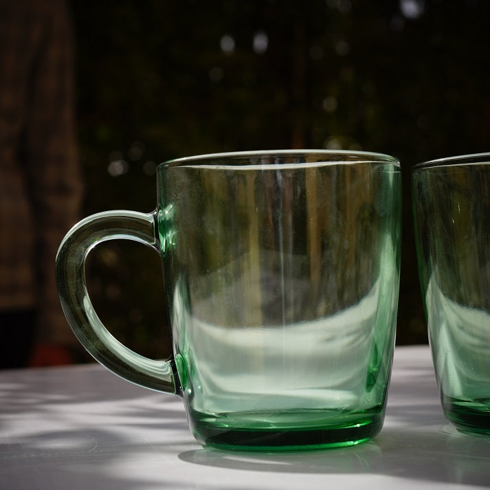 Basic Brew Glass Mug Set (2 pieces)