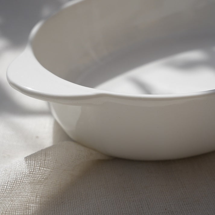 PureBake Oval White Casserole