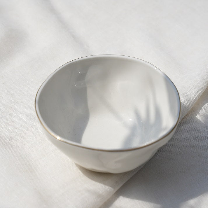 Golden Edge Small Bowl