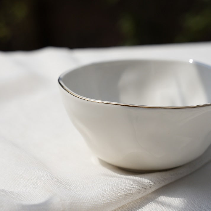 Golden Edge Small Bowl
