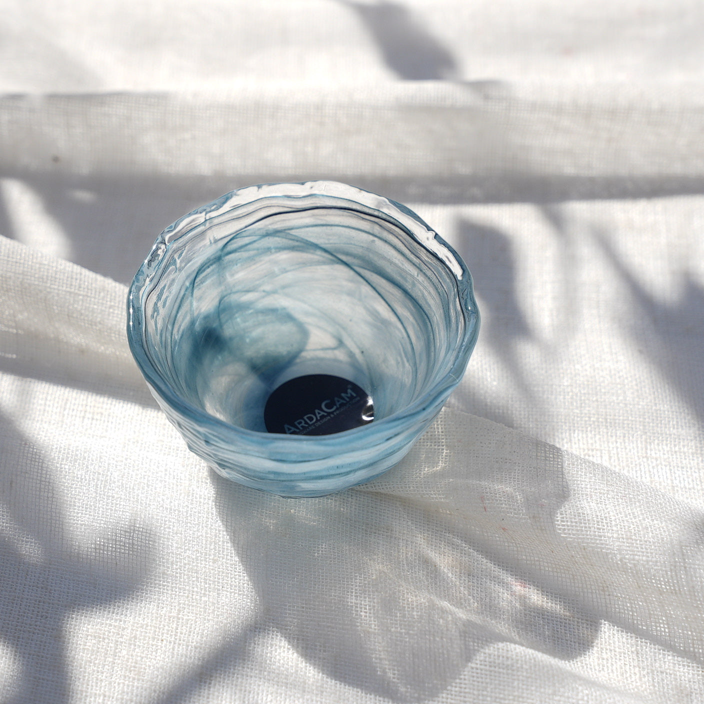 Coastal Wave Glass Saucer