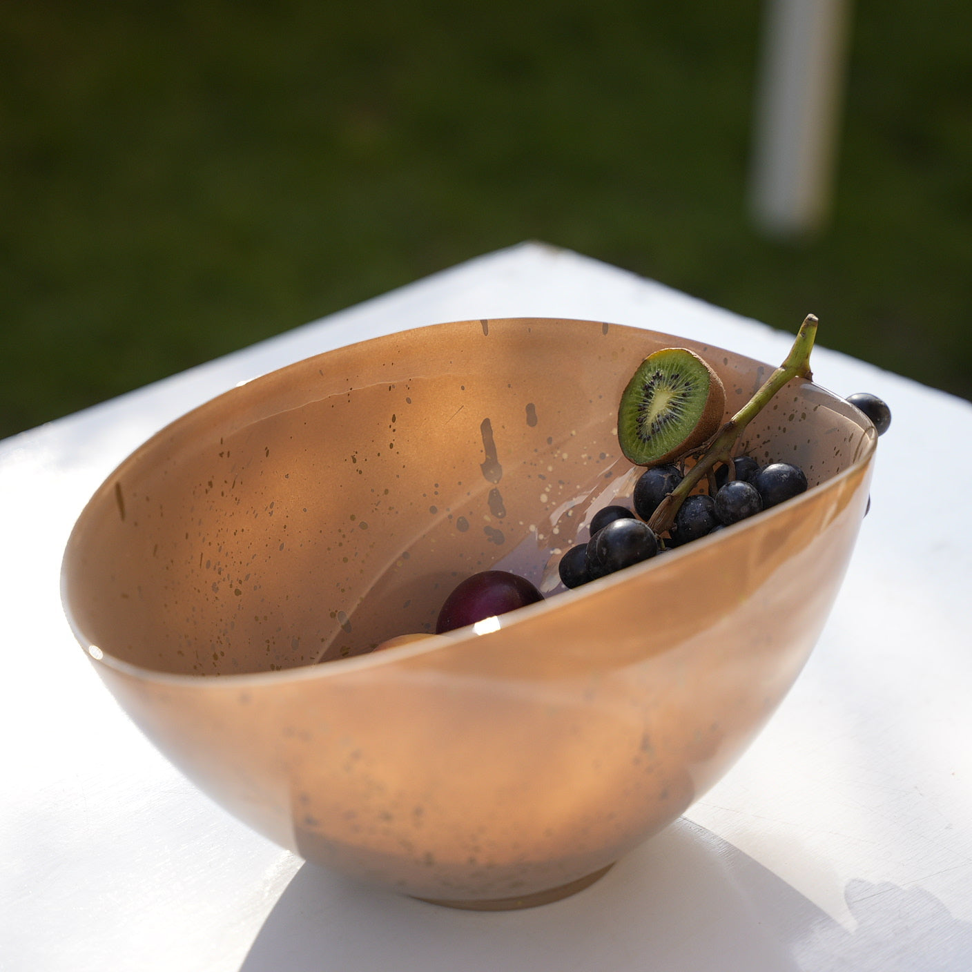 Amber Eclipse Decorative Bowl
