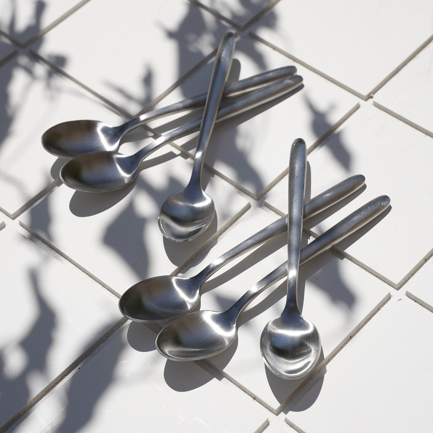 Big Silver Spoons (Set of 6)
