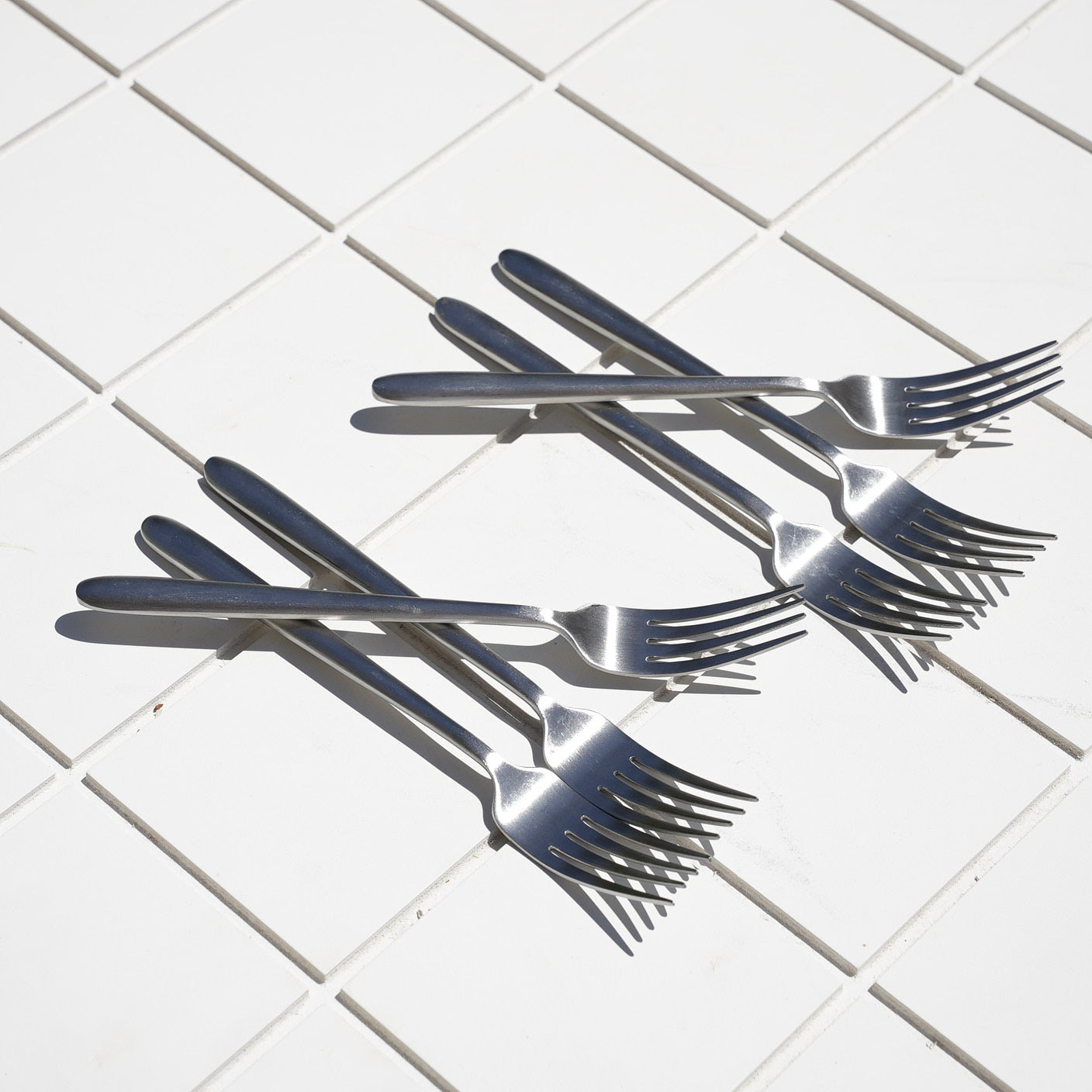 Big Silver Forks (Set of 6)