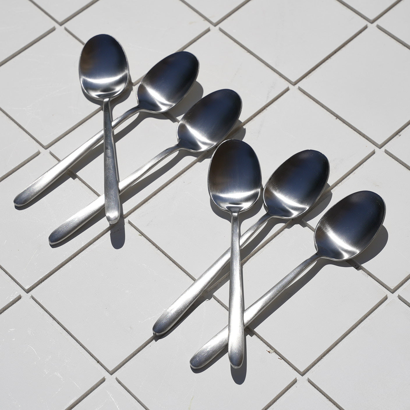 Small Silver Spoons (Set of 6)