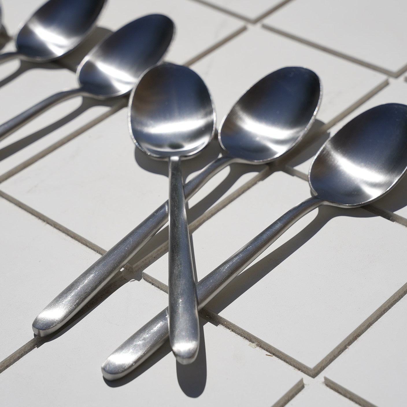Small Silver Spoons (Set of 6)