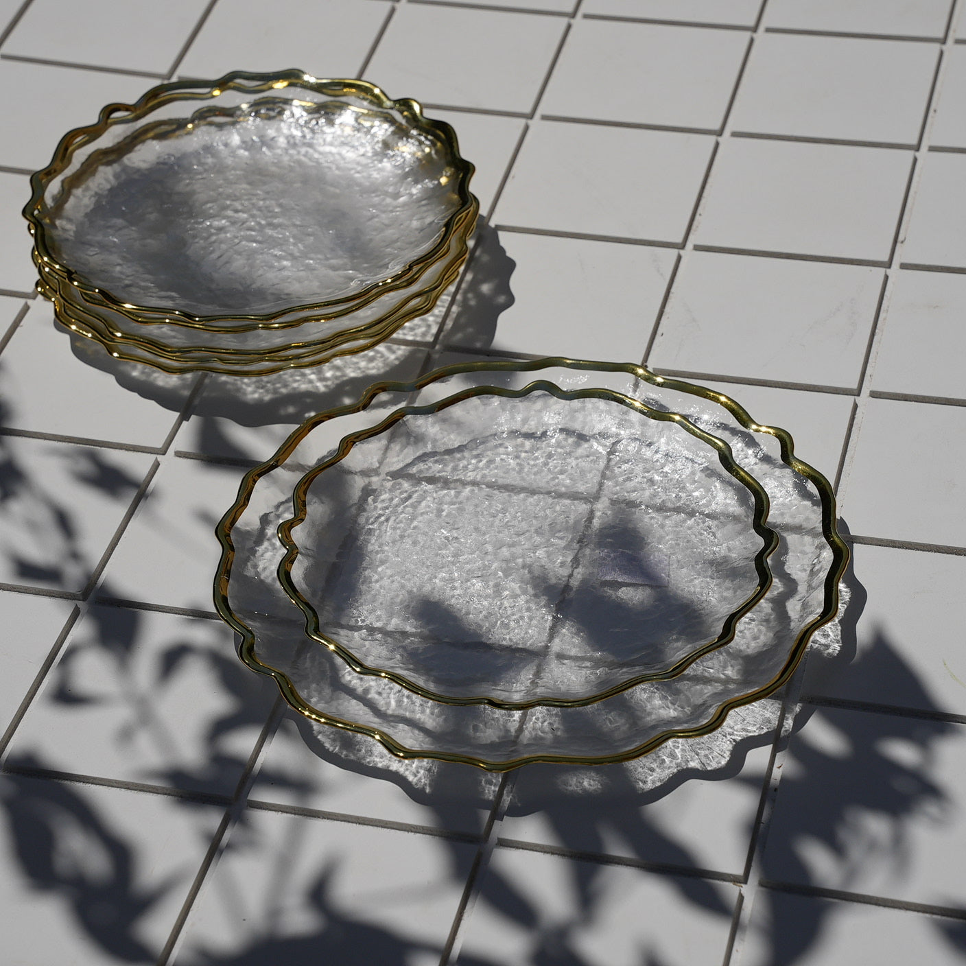 Aura Hammered Dinnerware Set (7 Pieces)
