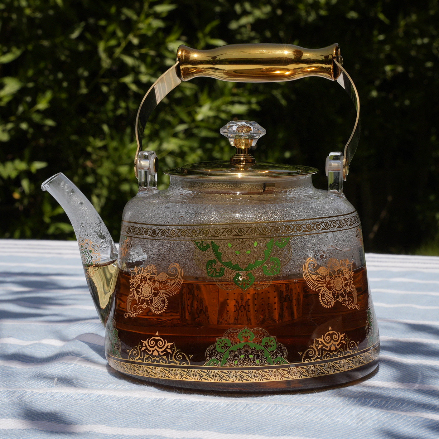 Royal Oasis Glass Teapot