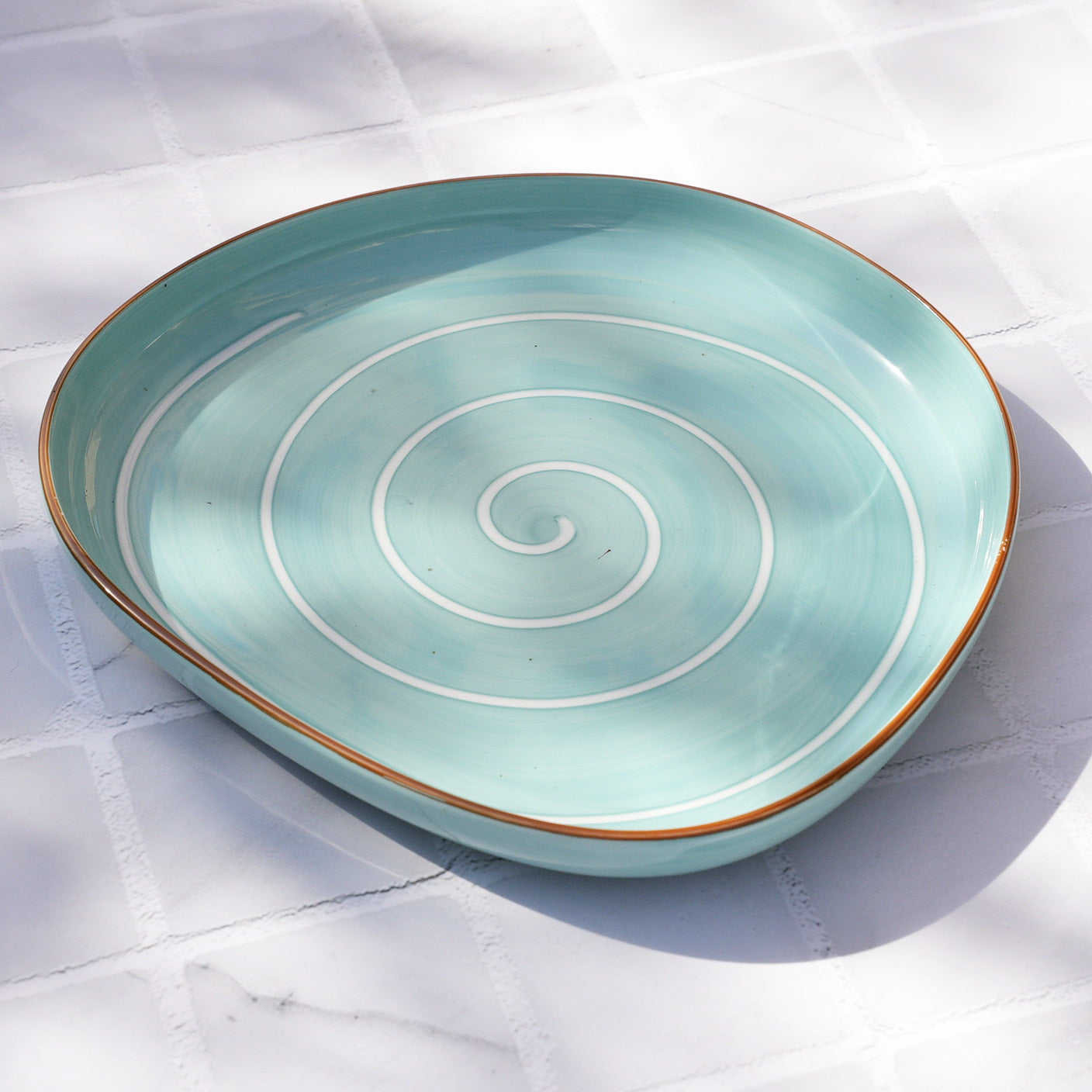 Lagoon Spiral Serving Plate