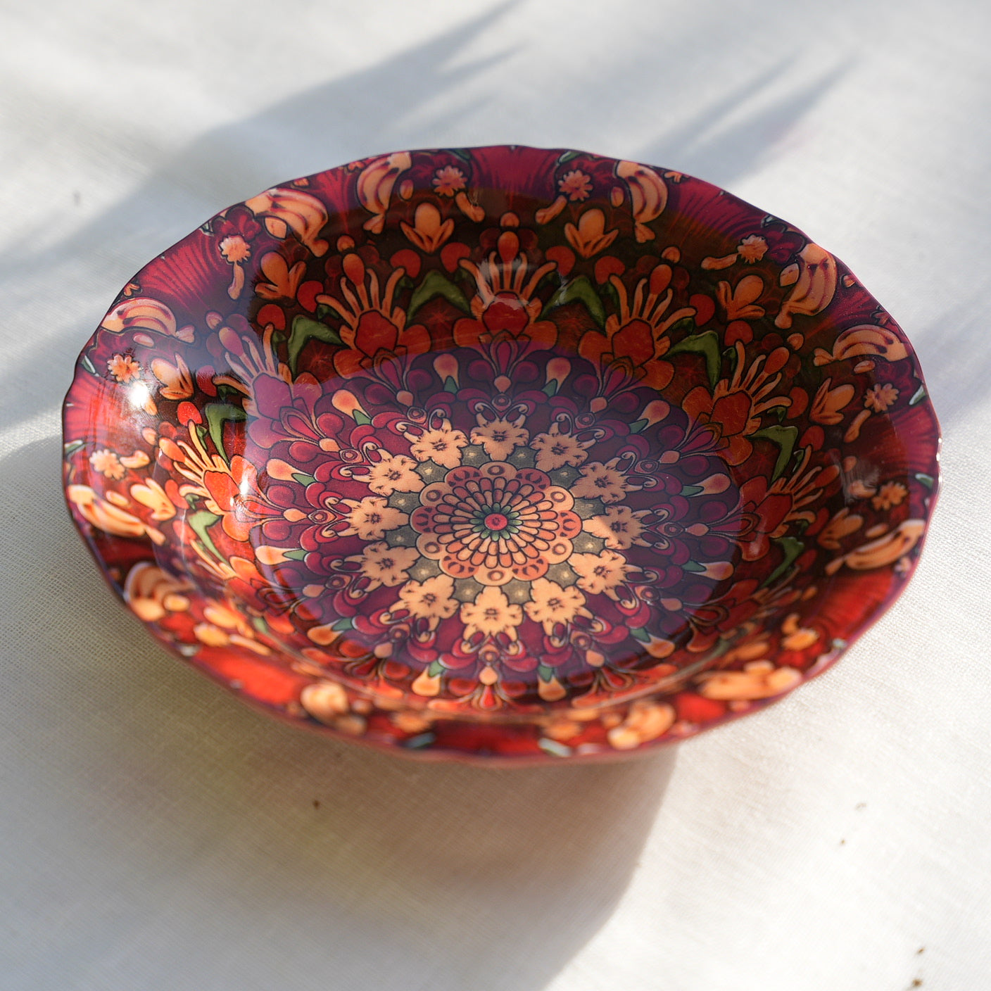 Ember Bloom Deep Plate