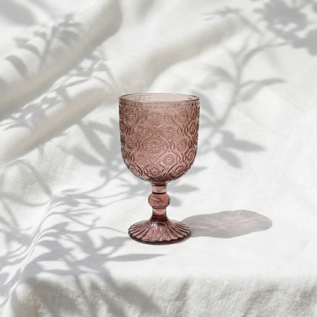 Rose Glass Red (1 piece)