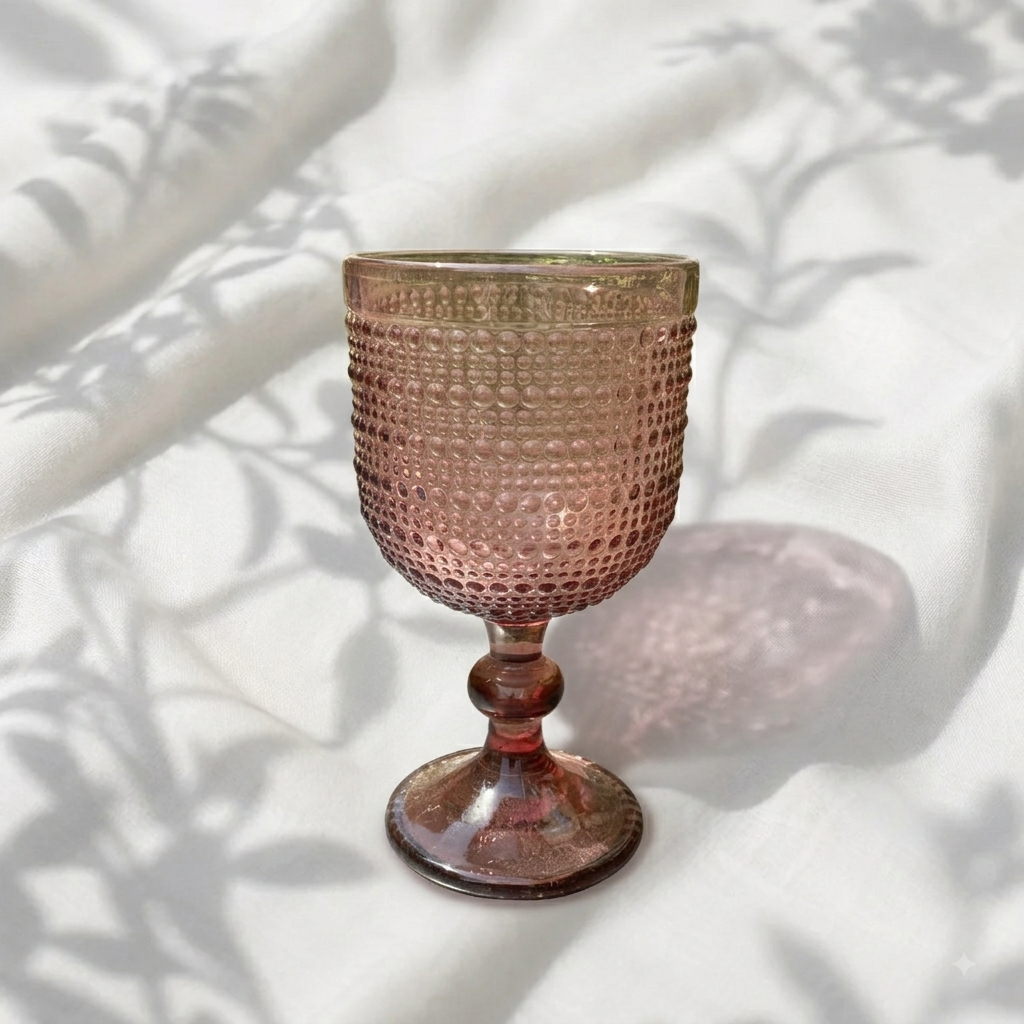 Dots Glass Red (1 piece)