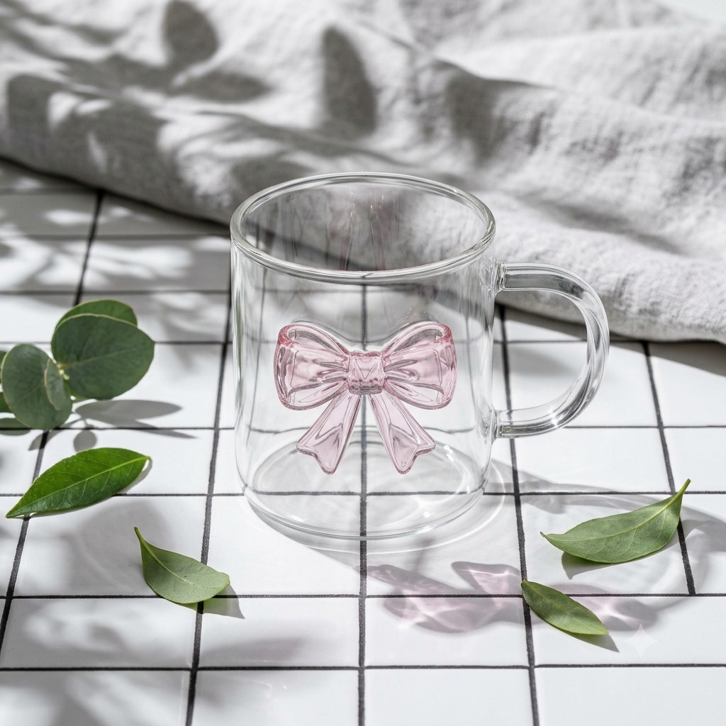 Blush Bow Cup