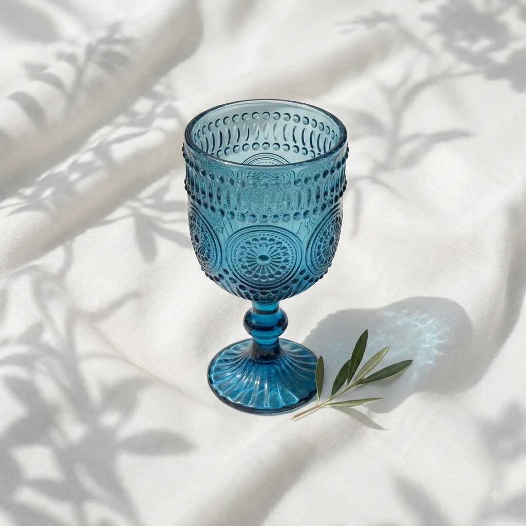 Diamond Glass Blue (1 piece)