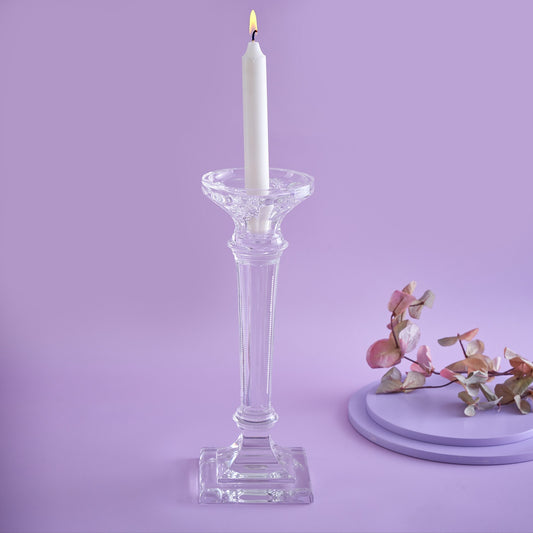 Crystal candle bearer