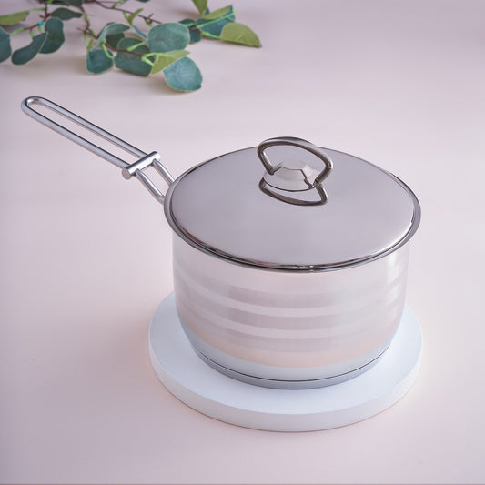 Stainless steel saucepan