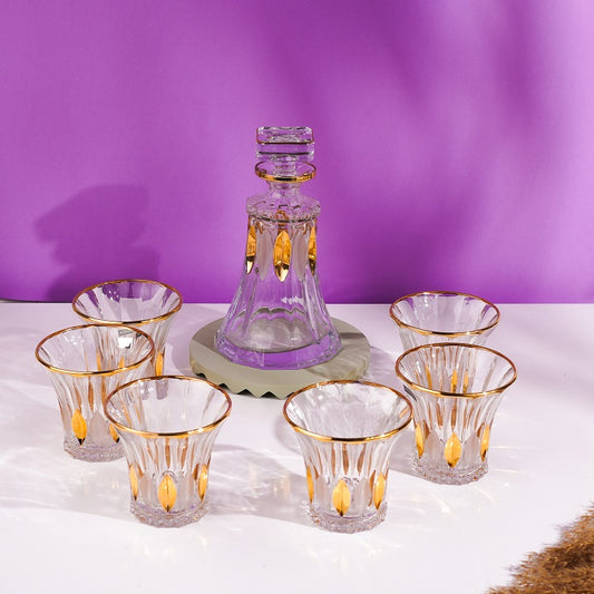 Golden- glass set