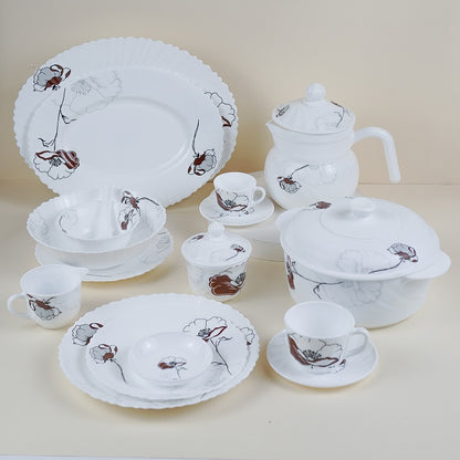 Flowery-dinner set