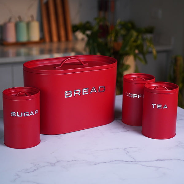 Metal Canister Storage Set