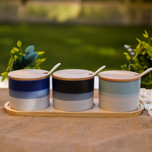 Coastal Fade Porcelain Canisters