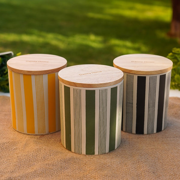 Urban Lines Porcelain Canisters