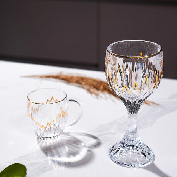 Golden Cascade Celebration-Glassware Set