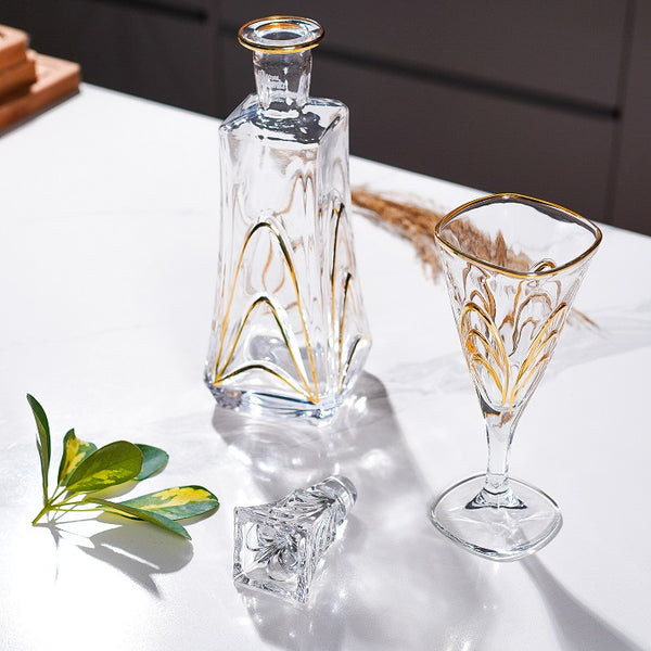 Golden Elegance - Glassware set