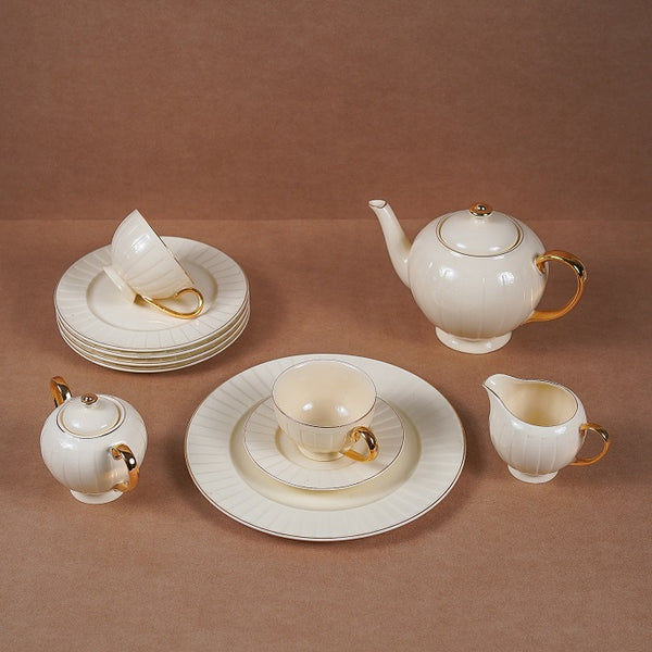 Gilded Serenity-Tea Set