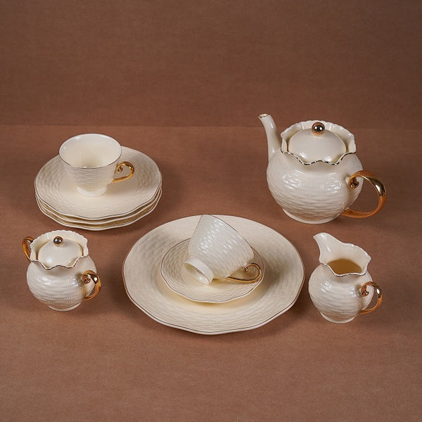 Gilded Serenity-Tea Set