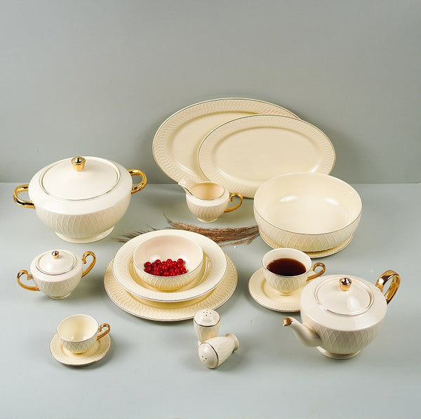 Shimmering Gold-Dinner Set