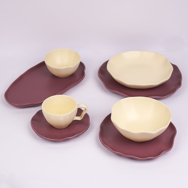 Finesse Dinner Set Purple