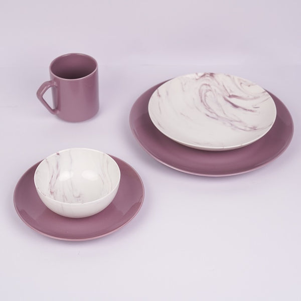 Marble Dawn Set Purple X White