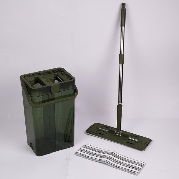SwiftClean Flat Mop & Bucket Set