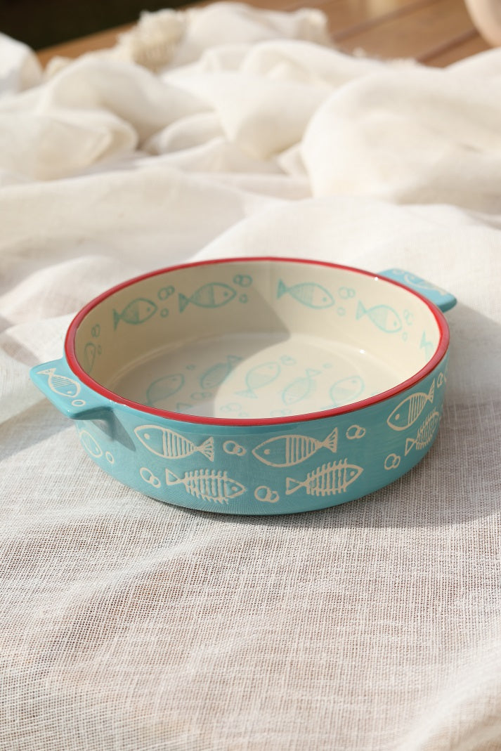 Sea Breeze Round Baking Dish