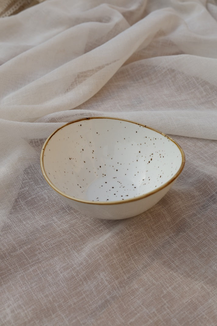 Pearl Speckle Round Bowl