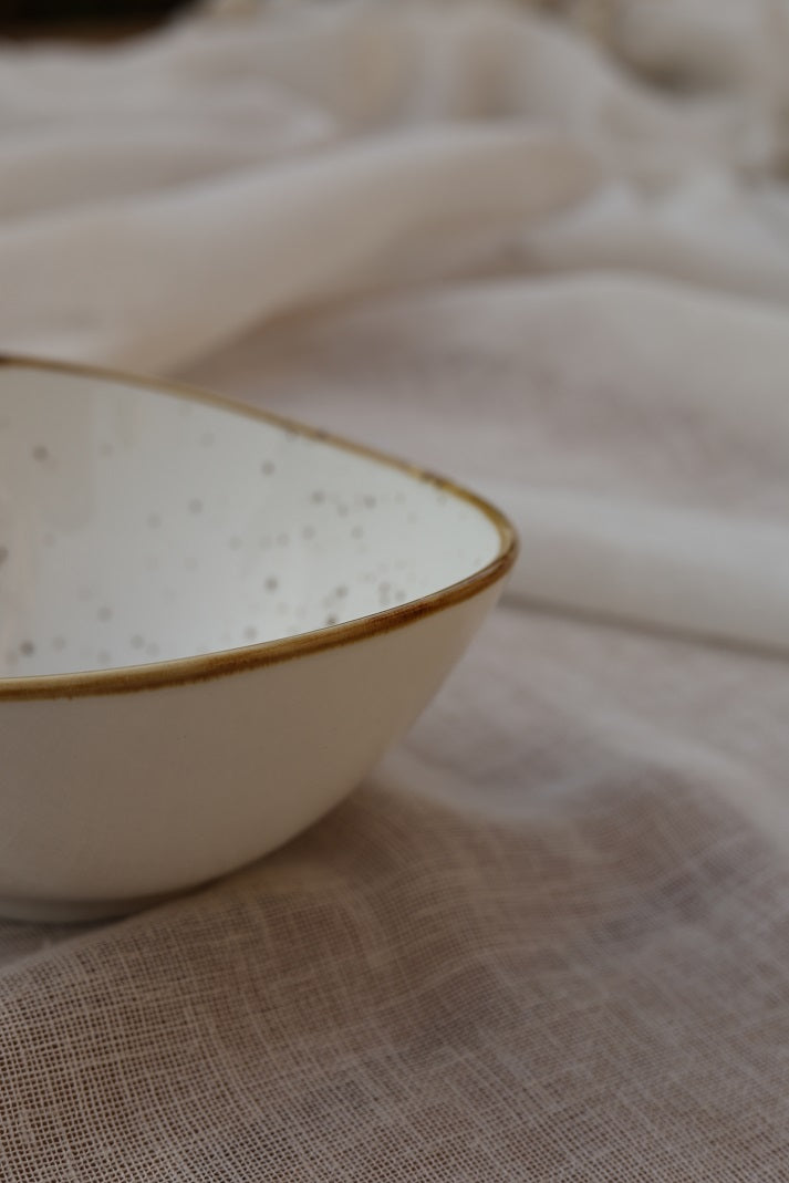 Pearl Speckle Round Bowl