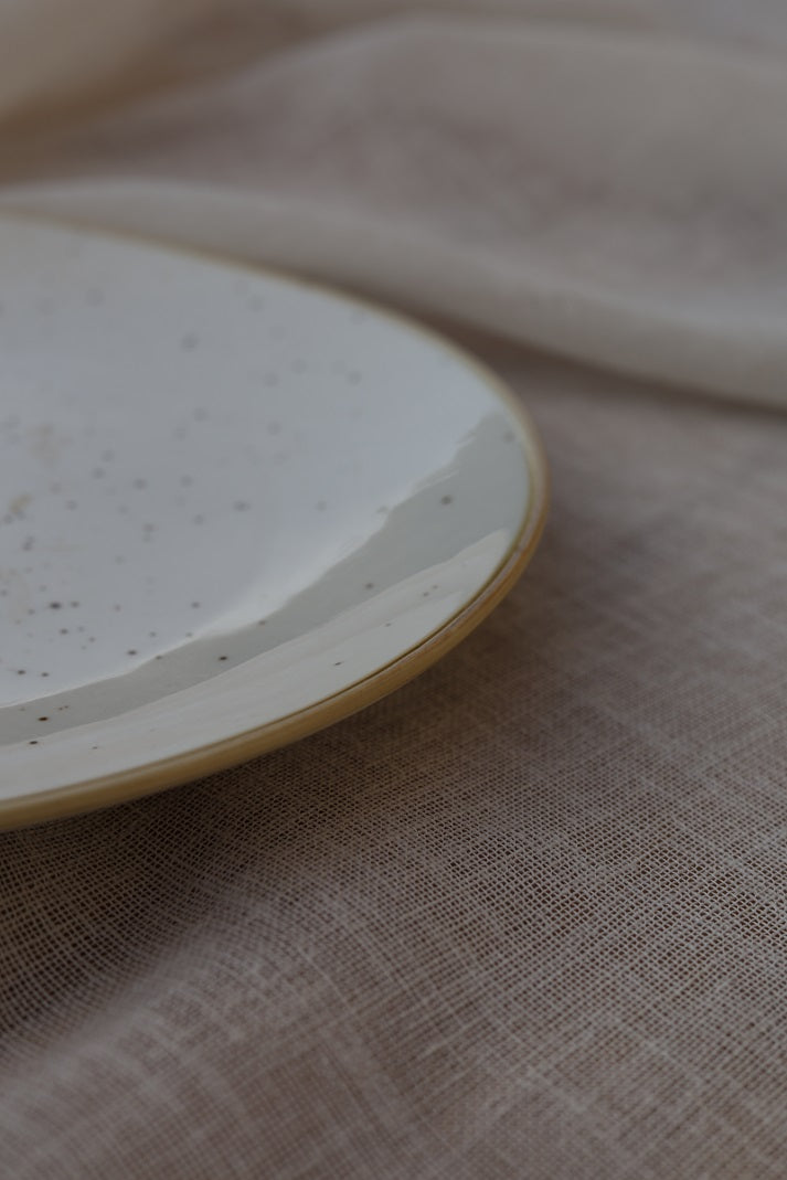 Pearl Speckle Dinner Plate